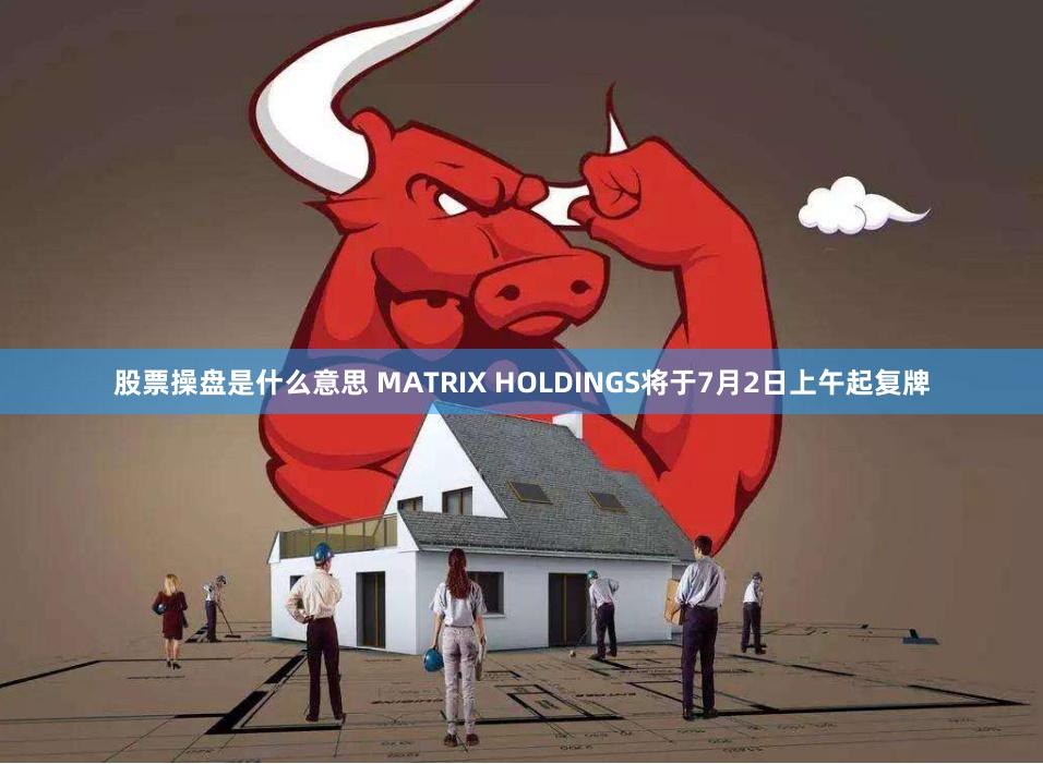 股票操盘是什么意思 MATRIX HOLDINGS将于7月2日上午起复牌