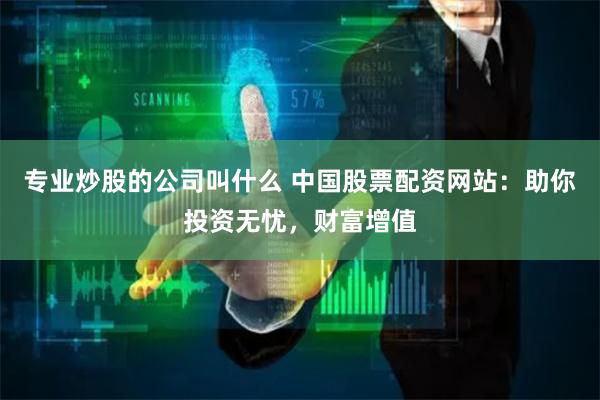 专业炒股的公司叫什么 中国股票配资网站：助你投资无忧，财富增值